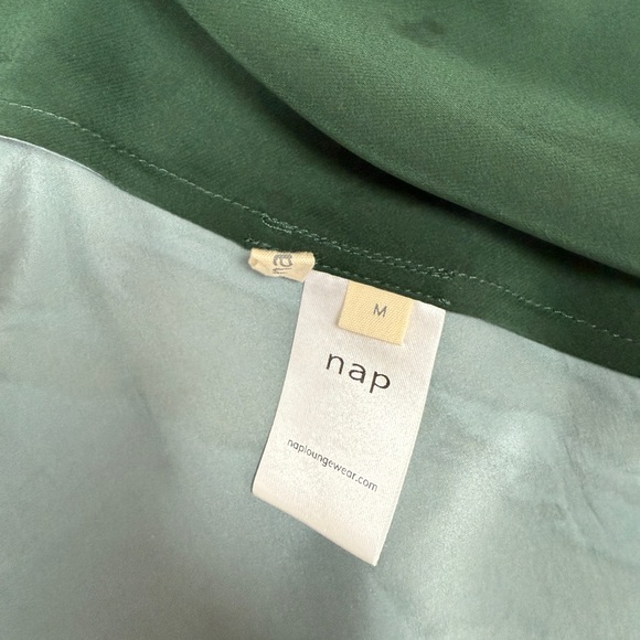 NAP Scoop Neck Artistic Silk Dress, Blue & Green - Picture 9 of 9